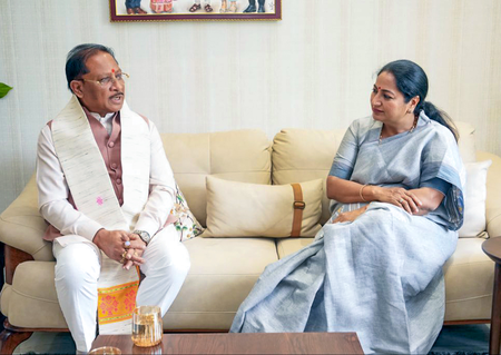 दिल्ली सीएम रेखा गुप्ता से मुख्यमंत्री विष्णु देव साय की मुलाकात, राज्यों के बीच समन्वय पर चर्चा