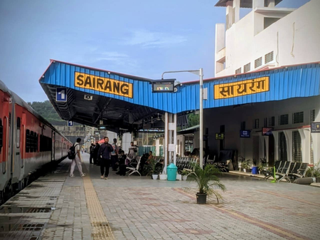 मिजोरम: नई रेल लाइन के उद्घाटन के बाद सैरांग रेलवे स्टेशन से 22,500 से अधिक आईएलपी जारी