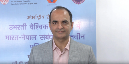 प्राकृतिक आपदा में भारत नेपाल का पहला और सबसे बड़ा मददगार: आरआईएस डीजी प्रो. सचिन शर्मा