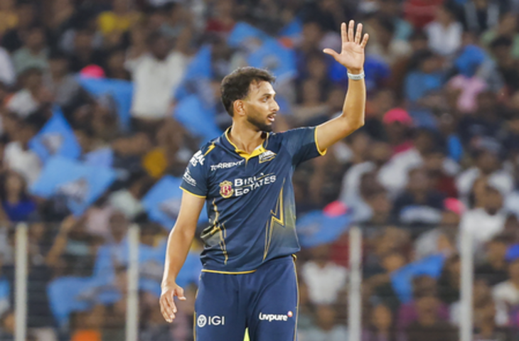 आईपीएल 2026: प्रसिद्ध कृष्णा का 'चौका', जीटी ने एलएसजी को 164 रनों पर रोका