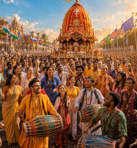 द्वारका इस्कॉन में 16 जुलाई को निकलेगी भगवान जगन्नाथ की भव्य रथ यात्रा, 11 हजार किलो आमों का लगेगा भोग