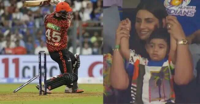 MI vs SRH Highlights: जसप्रीत बुमराह ने हेनरिक क्लासेन के उडाये डंडे, तो देखने लायक था मां की गोद में बैठे अंगद का क्यूट रिएक्शन