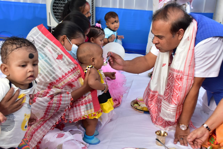 नवरात्रि में मां कूष्मांडा की पूजा को असम में एनीमिया और कुपोषण के खिलाफ अभियान से जोड़ा: हिमंत बिस्वा सरमा