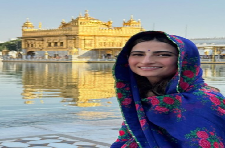 स्वर्ण मंदिर में दर्शन करने पहुंचीं अभिनेत्री पलक तिवारी