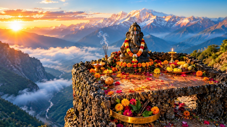 भारत ही नहीं, इंडोनेशिया में भी गूंज रहा गणपति बप्पा का नाम, ज्वालामुखी के किनारे 700 साल से विराजमान विघ्नहर्ता