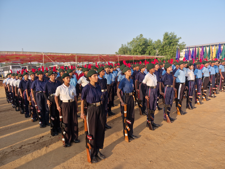 गुजरात: राष्ट्रीय एकता दिवस परेड के लिए 200 एनसीसी कैडेटों का प्रशिक्षण शुरू