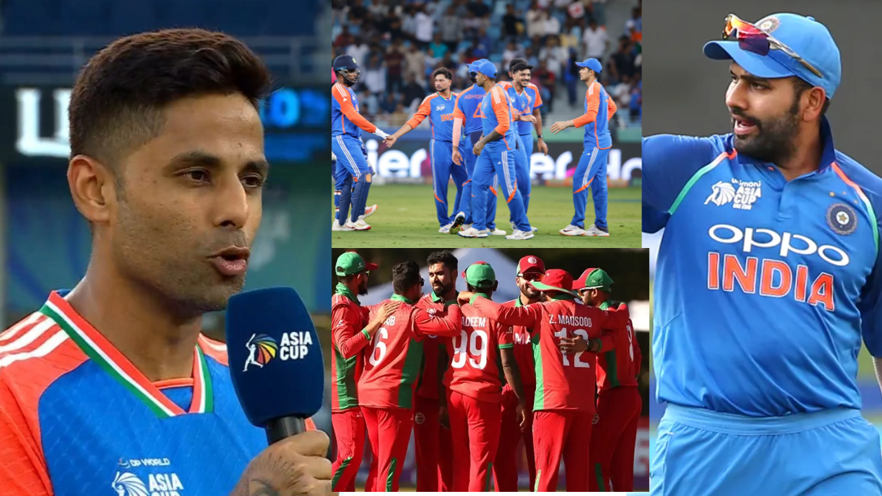 ओमान के खिलाफ मैच से पहले सूर्या को क्यों अचानक याद आये रोहित शर्मा, वीडियो मे देखें बोले "मैं उनके जैसा हो गया हूँ..."