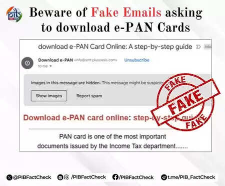 पैन कार्ड डाउनलोड करने के लिए आए मेल से हो जाएं सावधान, भूलकर भी न करें ये काम