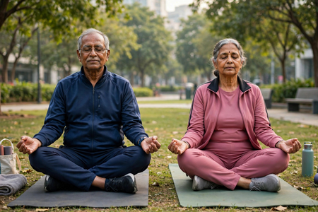 बुजुर्गों के लिए योग है संजीवनी, आयुष मंत्रालय ने गिनाए नियमित अभ्यास के फायदे