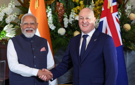 पीएम मोदी ने क्रिस्टोफर लक्सन के साथ की द्विपक्षीय बातचीत, भारत-न्यूजीलैंड संबंध रणनीतिक साझेदारी तक पहुंचे