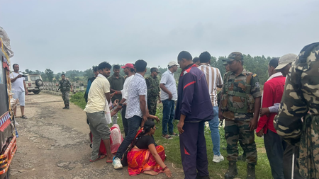 खूंटी में पुल के नीचे महिला और युवक के शव मिले, परिजनों ने पति पर लगाया हत्या का आरोप