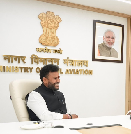 पीएम मोदी की उड़ान योजना से दमन को मिली दिल्ली के लिए पहली सीधी उड़ान, पर्यटन और कारोबार को मिलेगा बड़ा बढ़ावा: राम मोहन नायडू