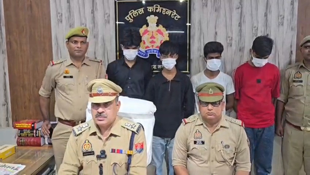 मोबाइल लूट गैंग का खुलासा, चार आरोपी गिरफ्तार; 24 मोबाइल और लैपटॉप बरामद