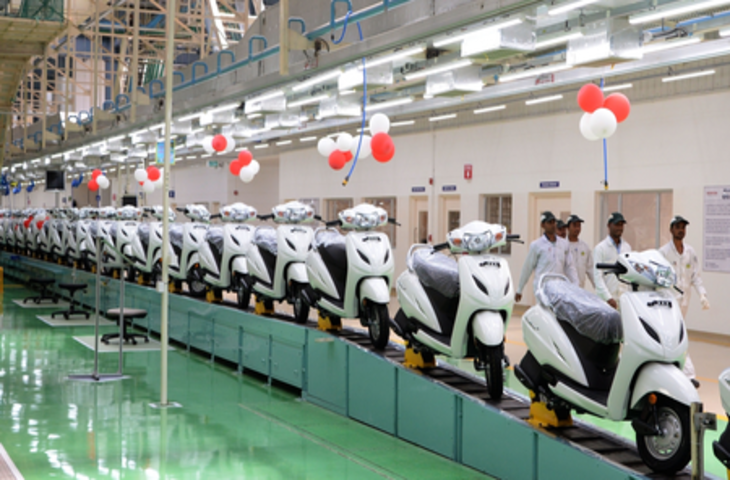 दोपहिया वाहनों की थोक बिक्री सालाना आधार पर 19 प्रतिशत बढ़ी