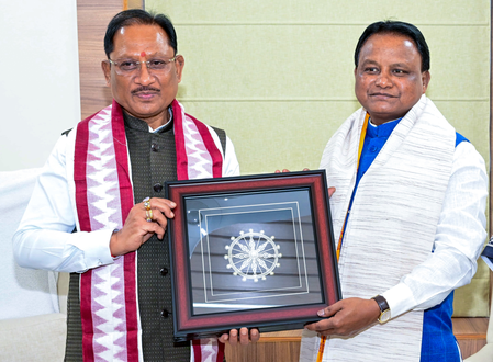 ओडिशा के सीएम से मिले छत्तीसगढ़ के मुख्यमंत्री विष्णु देव साय, बोले- जल्द सुलझेगा महानदी जल विवाद