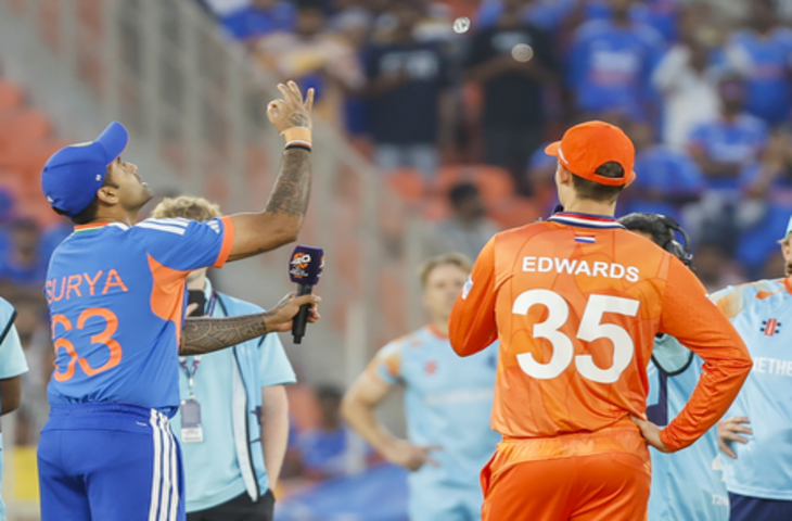 टी20 वर्ल्ड कप: नीदरलैंड के खिलाफ भारत ने टॉस जीतकर बल्लेबाजी चुनी, प्लेइंग इलेवन में दो बदलाव