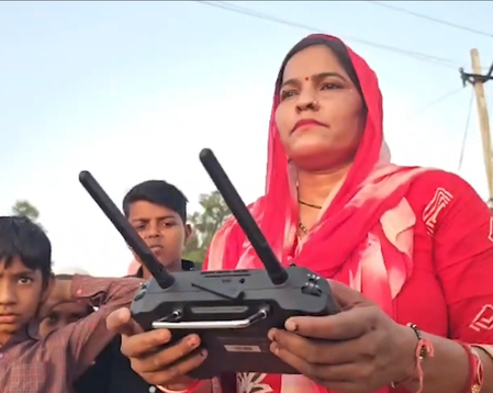 ड्रोन दीदी योजना से नूंह की लक्ष्मी को मिली नई पहचान, रोजगार के साथ मिला सम्मान