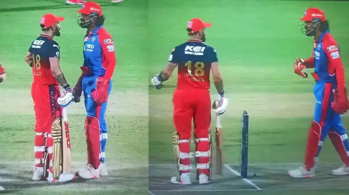 DC vs RCB Highlights: 'मैदान पर बढ गया पारा' बैटिंग करते समय केएल राहुल से भिडे विराट कोहली, तीखी बहस ने बनाया माहौल