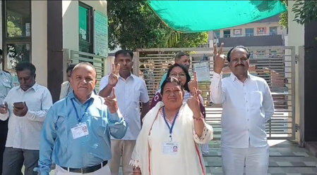 गांधीनगर नगर निगम चुनाव: सुबह 9 बजे तक 5.9 प्रतिशत मतदान, वार्ड 4 में सबसे ज्यादा वोटिंग