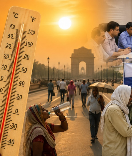 दिल्ली में हीट वेव से निपटने की तैयारियों की समीक्षा, राहत उपाय बढ़ाने के निर्देश
