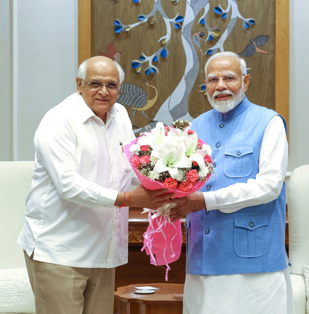 गुजरात के सीएम भूपेंद्र पटेल ने पीएम मोदी को दी जन्मदिन की बधाई, 25 साल के सियासी सफर को बताया प्रेरक