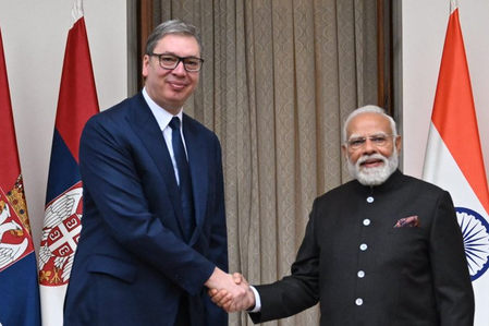 प्रधानमंत्री मोदी ने सर्बिया के राष्ट्रपति वुसिक को कहा धन्यवाद, दोस्ती मजबूत करने पर दिया जोर