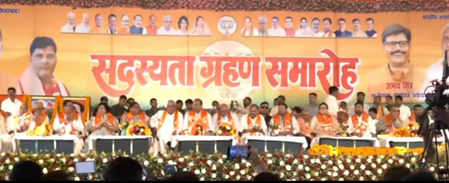 यूपी चुनाव से पहले भाजपा ने सपा को दिया झटका, तीन बागी विधायक औपचारिक रूप से भाजपा में शामिल