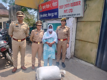 पुलिस कस्टडी में बड़ा खुलासा, महिला गांजा तस्कर की निशानदेही पर 21.2 किलो गांजा बरामद
