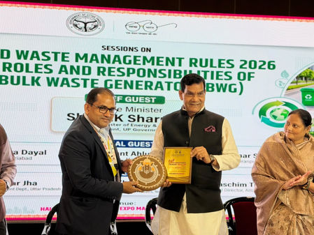 ठोस अपशिष्ट प्रबंधन से स्वच्छ, सुंदर और स्वस्थ शहरों का निर्माण संभव: एके शर्मा
