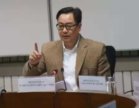 प्रदूषण पर चर्चा से भागा विपक्ष, सदन में मचाया हंगामा : किरेन रिजिजू