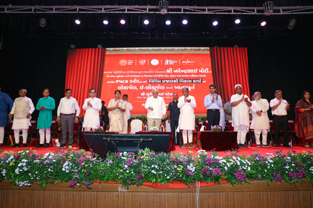 सीएम भूपेंद्र पटेल ने अहमदाबाद को 584 करोड़ रुपए के विकास कार्यों की दी सौगात