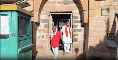 भोजशाला में हाईकोर्ट के फैसले के बाद पूजा शुरू, श्रद्धालुओं ने किया हनुमान चालीसा का पाठ