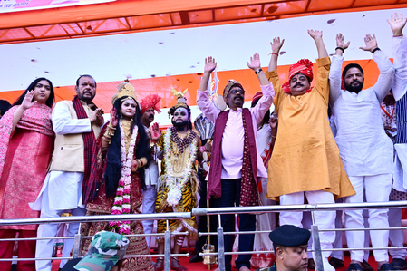 महाशिवरात्रि पर रांची में निकली भोलेनाथ की भव्य बारात, सीएम हेमंत सोरेन हुए शामिल