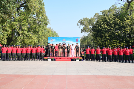 ‘भारत रणभूमि दर्शन अभियान’ का औपचारिक समापन, यात्रा ने कच्छ का रण और थार मरुस्थल जैसे दुर्गम क्षेत्रों को किया पार