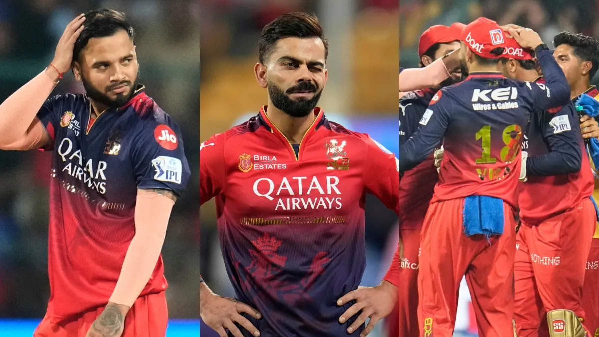 IPL में शर्मनाक रिकॉर्ड से RCB ने कटाई नाक, मैच हारने में सभी टीमों को पछाडा, हुआ काम खराब