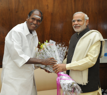पीएम मोदी समेत कई नेताओं ने पुडुचेरी के सीएम एन. रंगासामी को जन्मदिन की दी बधाई