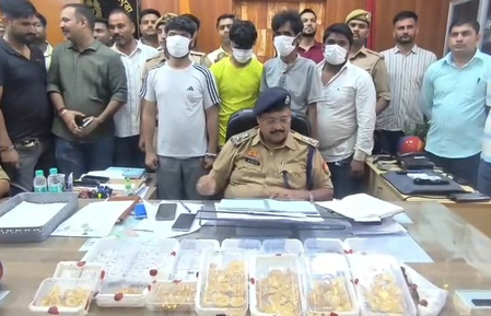 1.30 करोड़ रुपए की सराफा लूट का खुलासा, 5 आरोपी गिरफ्तार, पूरा लूटा गया माल बरामद