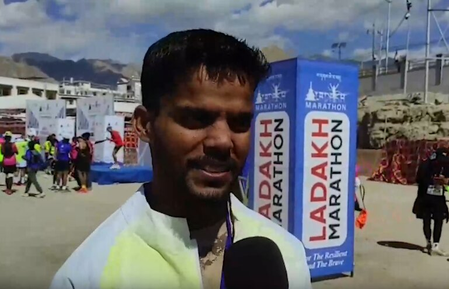 'मेरा पहला अनुभव काफी अच्छा और यादगार रहा', लद्दाख मैराथन को जीतने के बाद बोले निखिल सिंह