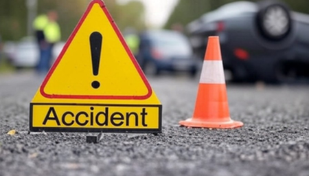 मुंबई-आगरा हाईवे पर भीषण हादसा, ट्रक की टक्कर से महिला व युवक की मौत