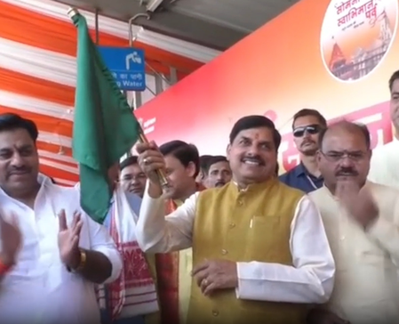 'सोमनाथ स्वाभिमान यात्रा' भोपाल से रवाना, सीएम मोहन यादव ने दिखाई हरी झंडी