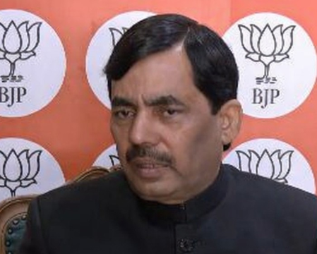 देश में नक्सलवाद अंतिम दौर में है, जल्‍द ही पूरी तरह समाप्‍त हो जाएगा : शाहनवाज हुसैन