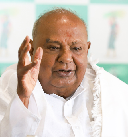 'कांग्रेस को अपमानजनक रिश्ते के कारण देना पड़ा तलाक', देवगौड़ा का मजाकिया अंदाज में जवाब