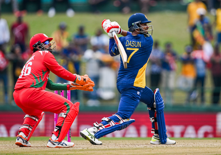 टी20 विश्व कप: दासुन शनाका का रिकॉर्ड अर्धशतक, श्रीलंका ने ओमान को दिया 226 रन का लक्ष्य