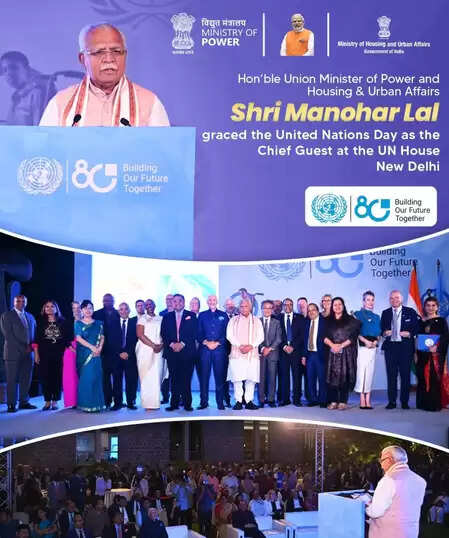 केंद्रीय मंत्री मनोहर लाल ने 'वन अर्थ, वन फैमिली, वन फ्यूचर' विजन के तहत अंतरराष्ट्रीय सहयोग के प्रति भारत की प्रतिबद्धता पर दिया जोर