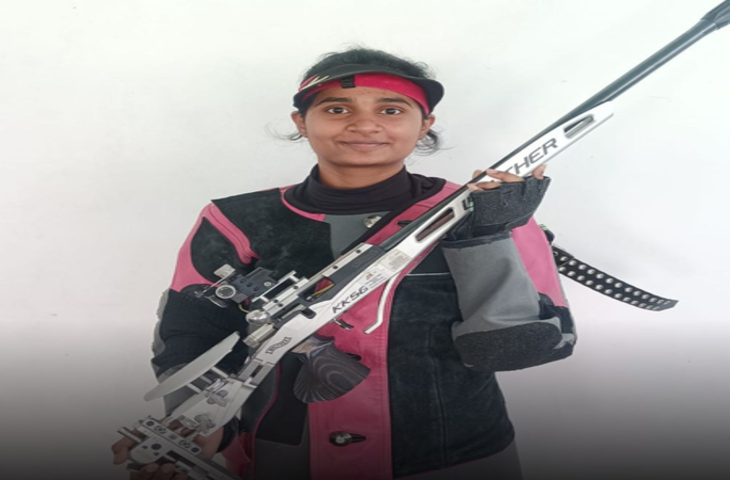 शूटिंग वर्ल्ड कप: साक्षी पाडेकर ने अपने डेब्यू में सातवां स्थान हासिल किया