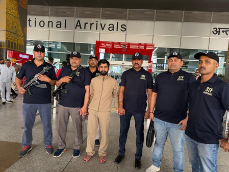 हरियाणा पुलिस की बड़ी उपलब्धि, गैंगस्टर वेंकट गर्ग जॉर्जिया से डिपोर्ट