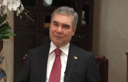 तुर्कमेनिस्तान के राष्ट्रीय नेता और पीपुल्स काउंसिल के अध्यक्ष गुरबांगुली बर्दिमुहामेदोव के साथ विशेष साक्षात्कार