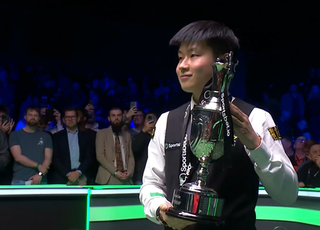 स्नूकर टूर चैंपियनशिप के फाइनल में चीनी खिलाड़ी ने जीता खिताब