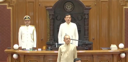 हंगामे के बीच शुरू हुआ यूपी विधानसभा का मानसून सत्र, आलम बदी को श्रद्धांजलि के बाद सदन मंगलवार तक स्थगित