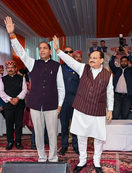 जेपी नड्डा ने शासन व्यवस्था और स्वास्थ्य परियोजनाओं को लेकर सुक्खू सरकार पर निशाना साधा